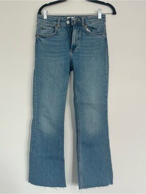 Zara Light Blue Flare Jeans
